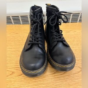 Dr. Martens Black Kids Boots